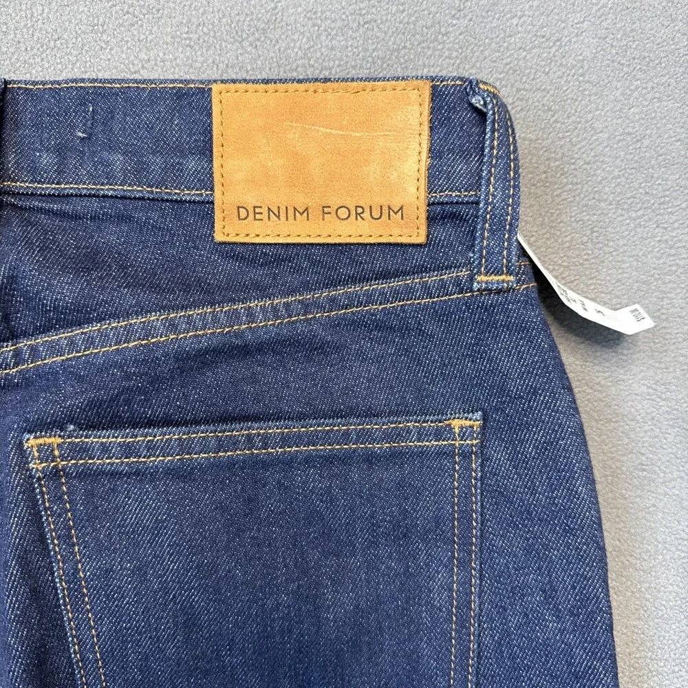 Aritzia Denim Forum Jeans Womens 26 Yoko High Rise Slim Dark Wash Button Fly NWT